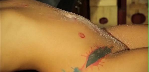  Luna tortured with hot wax part 1 and part 2